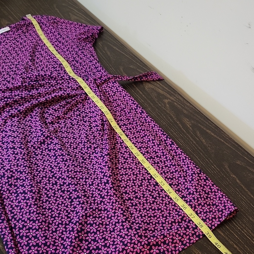 Diane Von Furstenberg Mini Tie Front Dress Slimming Jersery Zoe - Picture 7 of 10